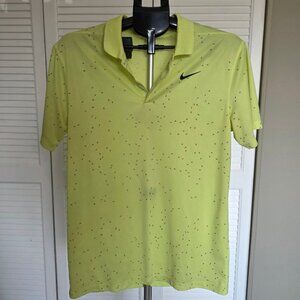 Safety Green Nike Golf Dri-Fit Polo